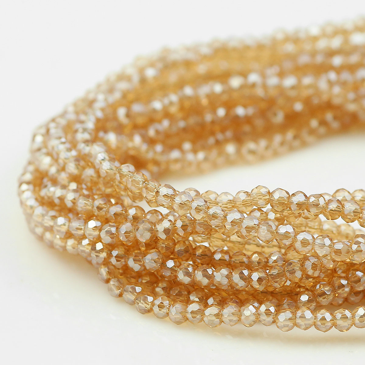 WLYeeS Flat Round Gold Champag - Glass Seed Beads 2Mm Jewelry Making 评论和价格