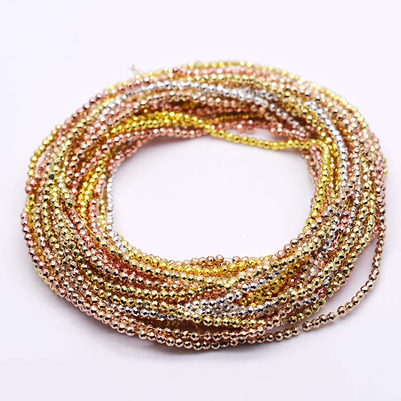 2mm 200pcs Gold Color Crystal  - Glass Seed Beads 2Mm Jewelry Making 评论和价格