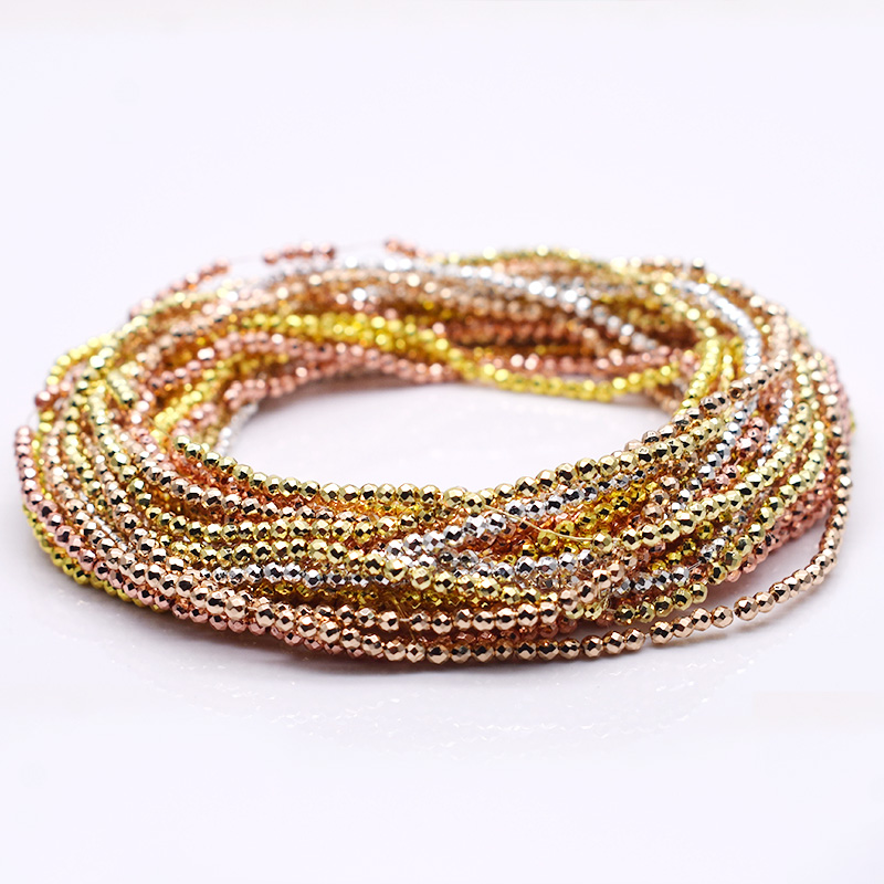 2mm 200pcs Gold Color Crystal  - Glass Seed Beads 2Mm Jewelry Making 评论和价格