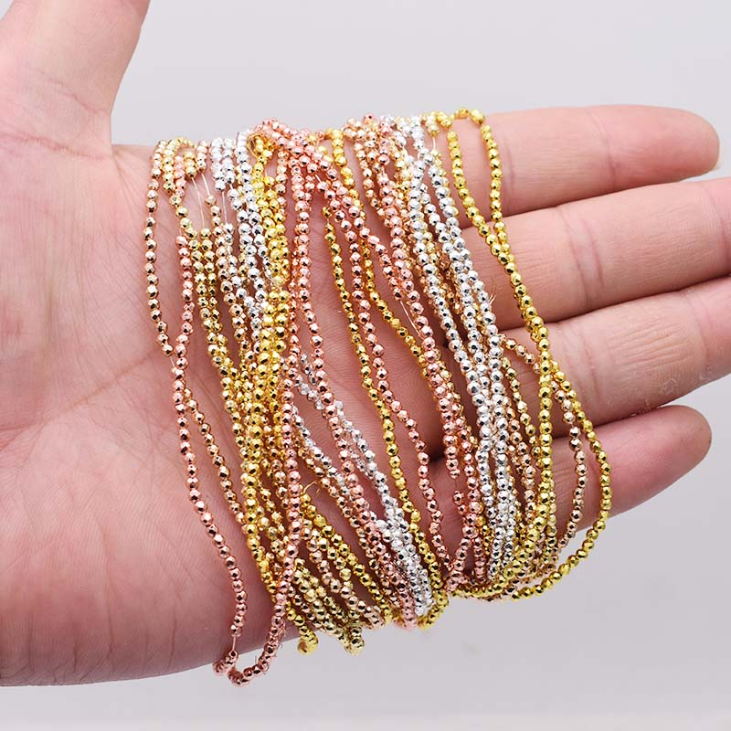 2mm 200pcs Gold Color Crystal  - Glass Seed Beads 2Mm Jewelry Making 评论和价格