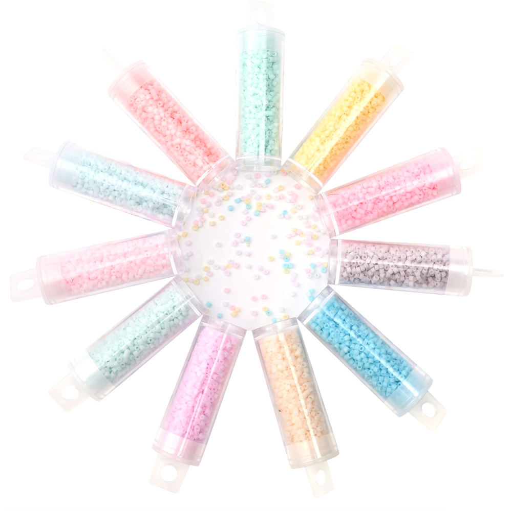 1200pcs 2mm Macaron Small Craf - Glass Seed Beads 2Mm Jewelry Making 评论和价格