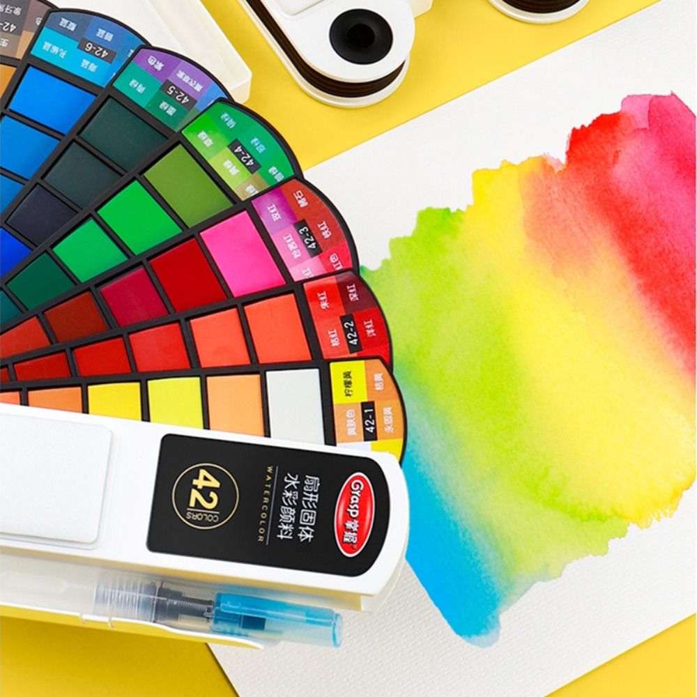 Folding Watercolor Paint Set w - Watercolor Paint Set Solid Pigment 评论和价格
