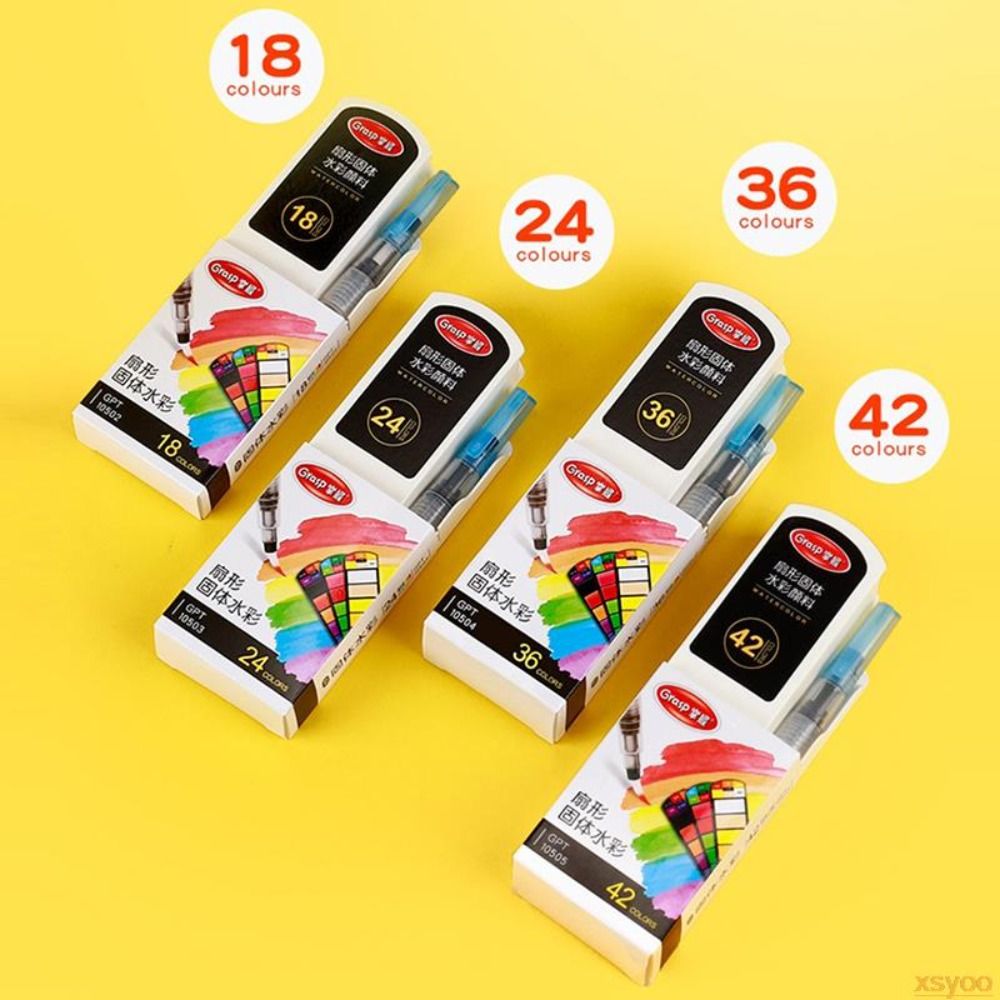 Folding Watercolor Paint Set w - Watercolor Paint Set Solid Pigment 评论和价格