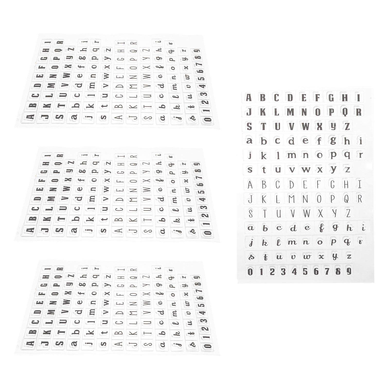 4Pcs Silicone Clear Stamps Tra - Clear Silicone Stamps For Card Making 评论和价格