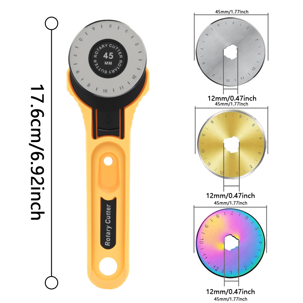45mm Rotary Fabric Cutter Leat - Rotary Cutter For Fabric 45Mm 评论和价格