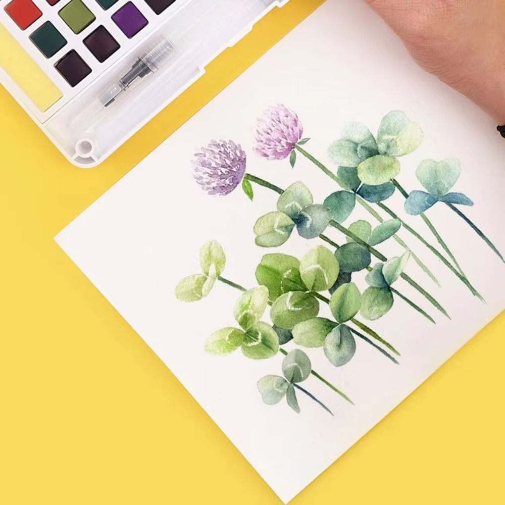 12/18/24/36 Colors Solid Water - Watercolor Paint Set Solid Pigment 评论和价格