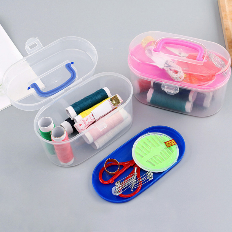 Sewing Kit Mini Manual Sewing  - Cotton Embroidery Thread Skeins 评论和价格