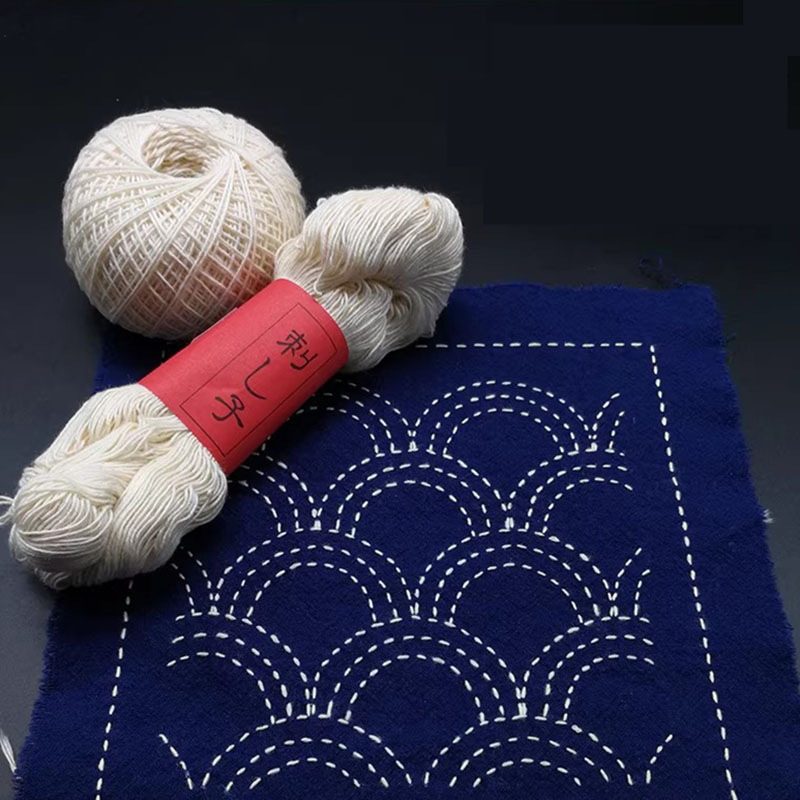 Sashiko Thread 4-Ply, Natural  - Cotton Embroidery Thread Skeins 评论和价格